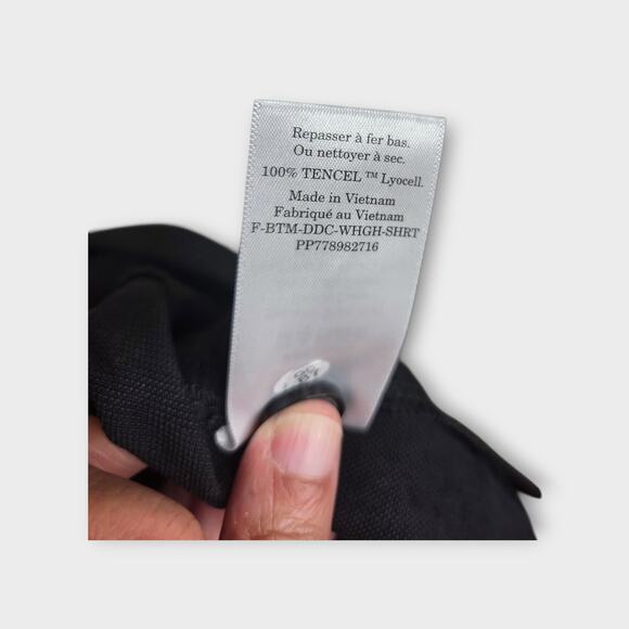 NEW Everlane Womens The Way High Drape Short Black Sz 10 Capsule - Picture 8 of 8